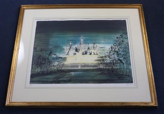 § John Piper (1903-1992) Chambord, 20.5 x 27.5in.